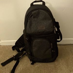 Camera Bag Shoulder Sling, movable compartments, Black, New Never Used
